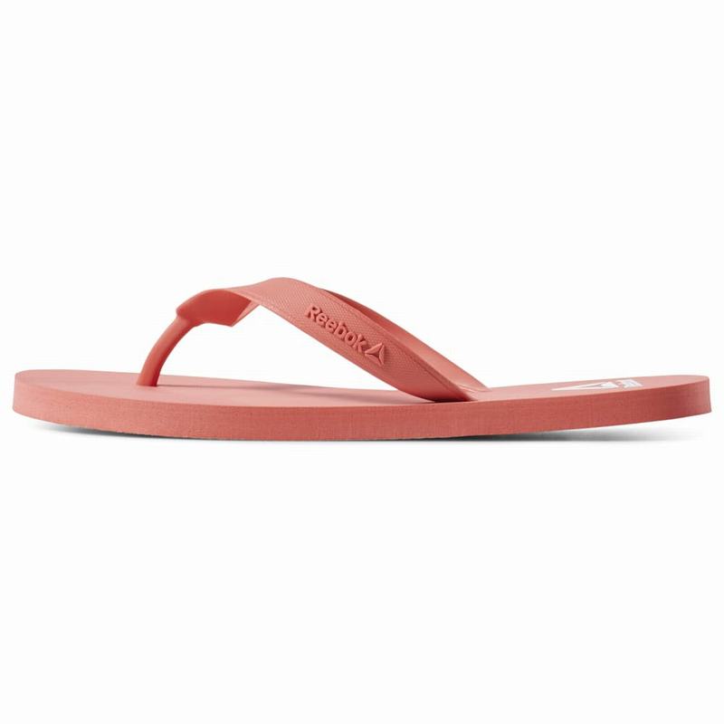Papuci Reebok Cash Flip Dama Roz Deschis/Albi Romania KT9176JI
